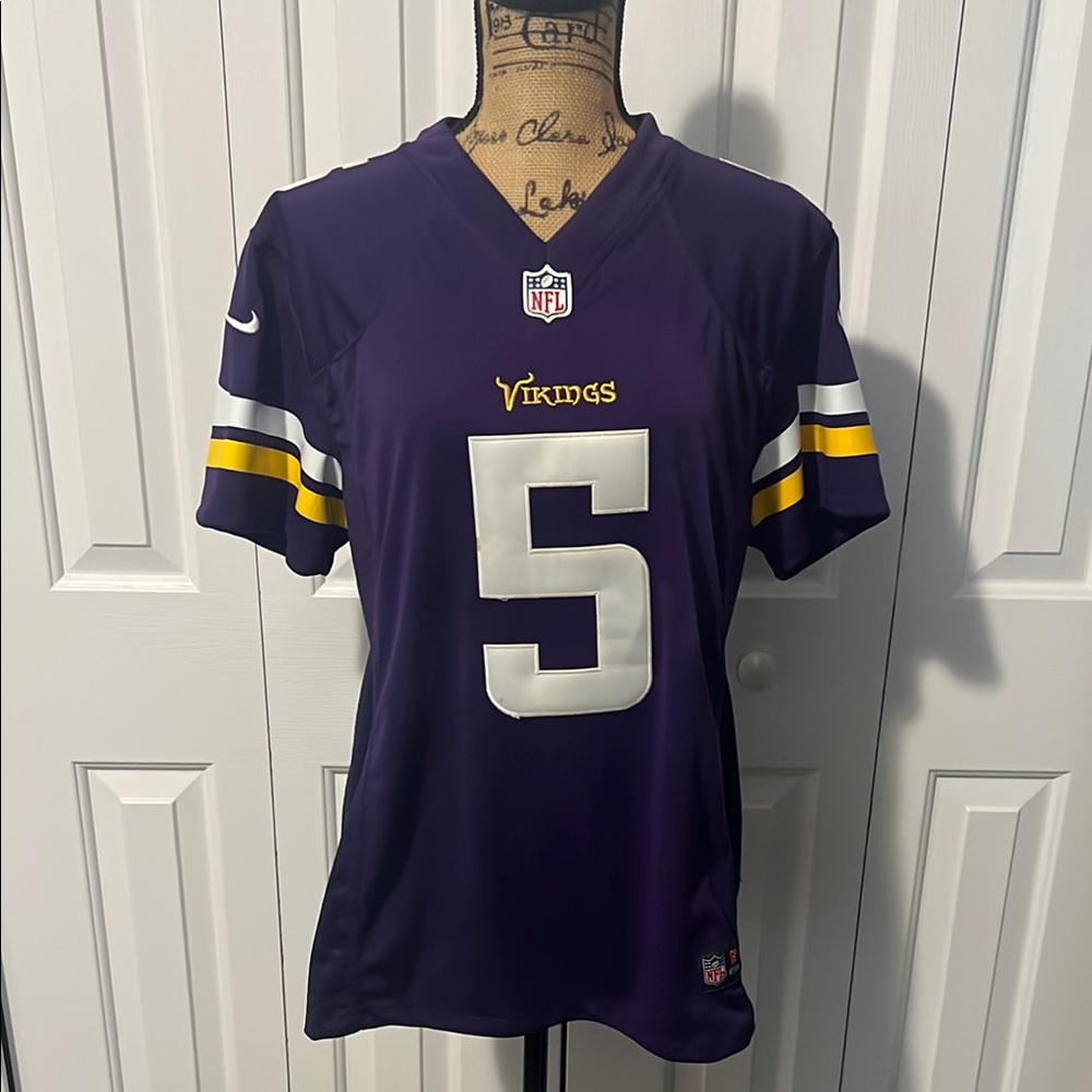NFL MN Vikings Purple Teddy Bridgewater Jersey